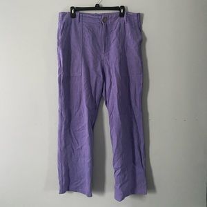 Fashion brand company purple pants